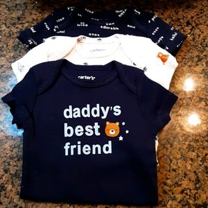 *New* Carter's baby onesie 3pk. (3 months).